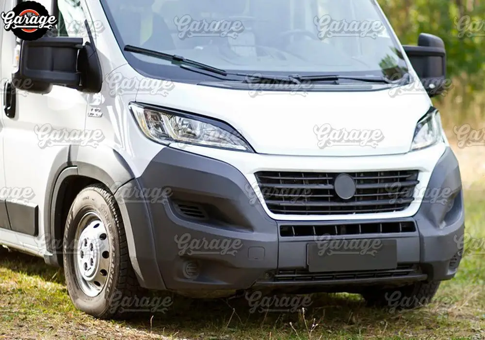 Веки для фар чехол для peugeot Boxer- ABS пластиковые накладки реснички брови Чехлы для отделки аксессуары для стайлинга автомобилей