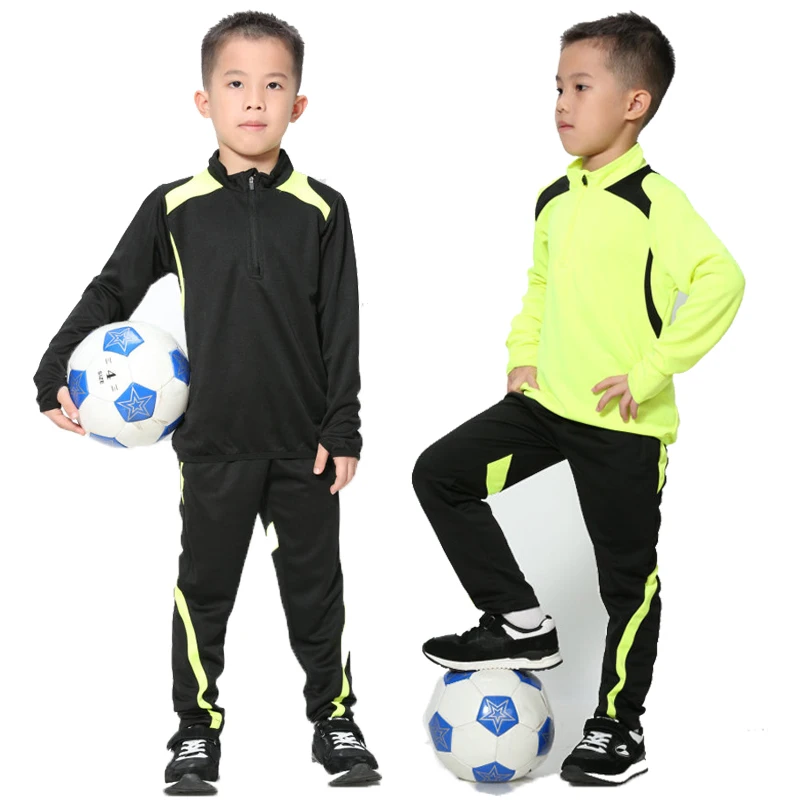 Детские трикотажные комплекты для футбола мальчиков тренировочный костюм с