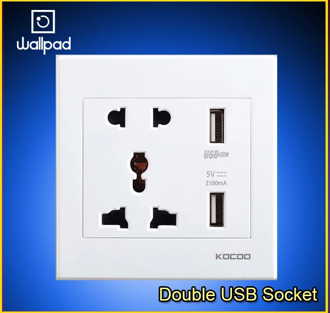 Настенное зарядное устройство с двумя USB портами 110 250 В 2 порта 5 В|charger e-bike|socket