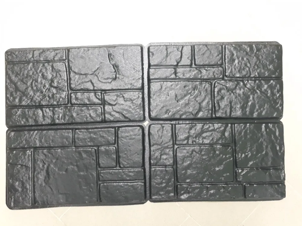 Пластиковые формы для бетона и гипса настенная каменная Цементная плитка