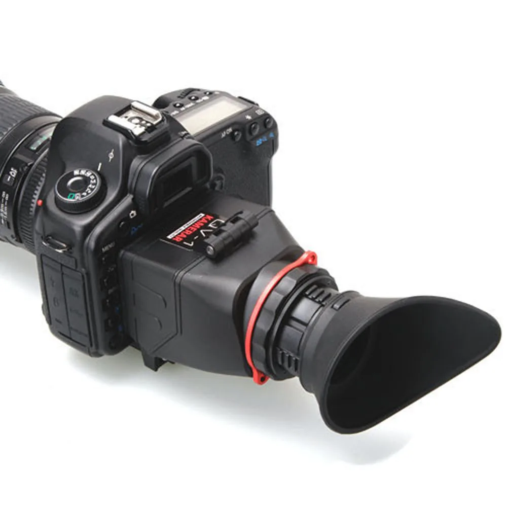 ЖК видоискатель KAMERAR для CANON 6D 5D MARK IV 70D 200D II T6 1300D 7D G7X mark ii|viewfinder magnification|lcd
