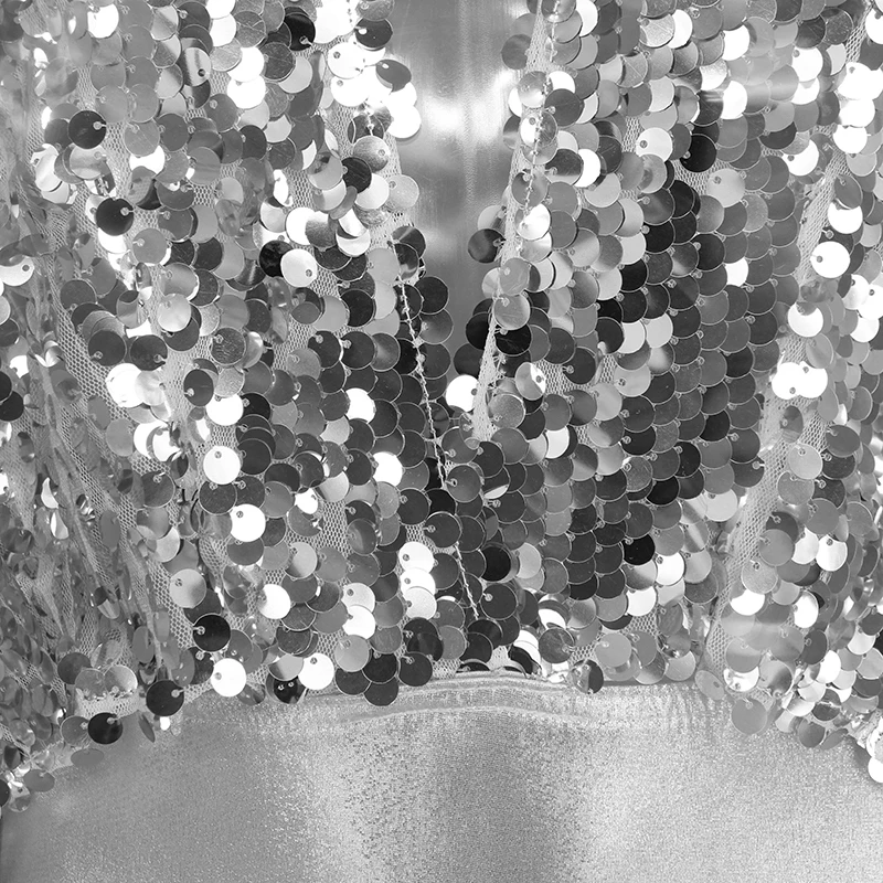 Женские блестящие вечерние топы с глубоким v образным вырезом пикантные блестки
