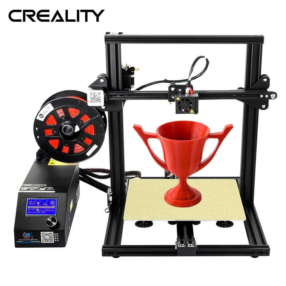Creality 3D принтеры CR 10 Мини плюс принт Размеры 300*220*300 мм Поддержка резюме после