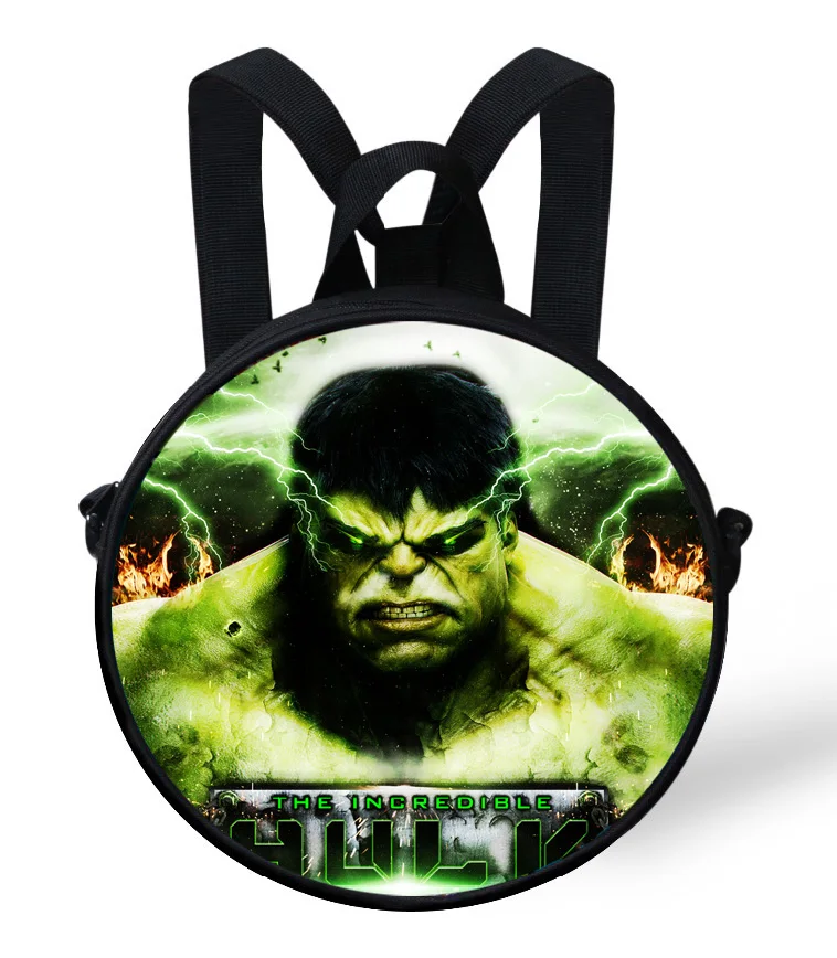 2017 9 дюймовые популярные детские рюкзаки с героями мультфильмов Супермен Халк