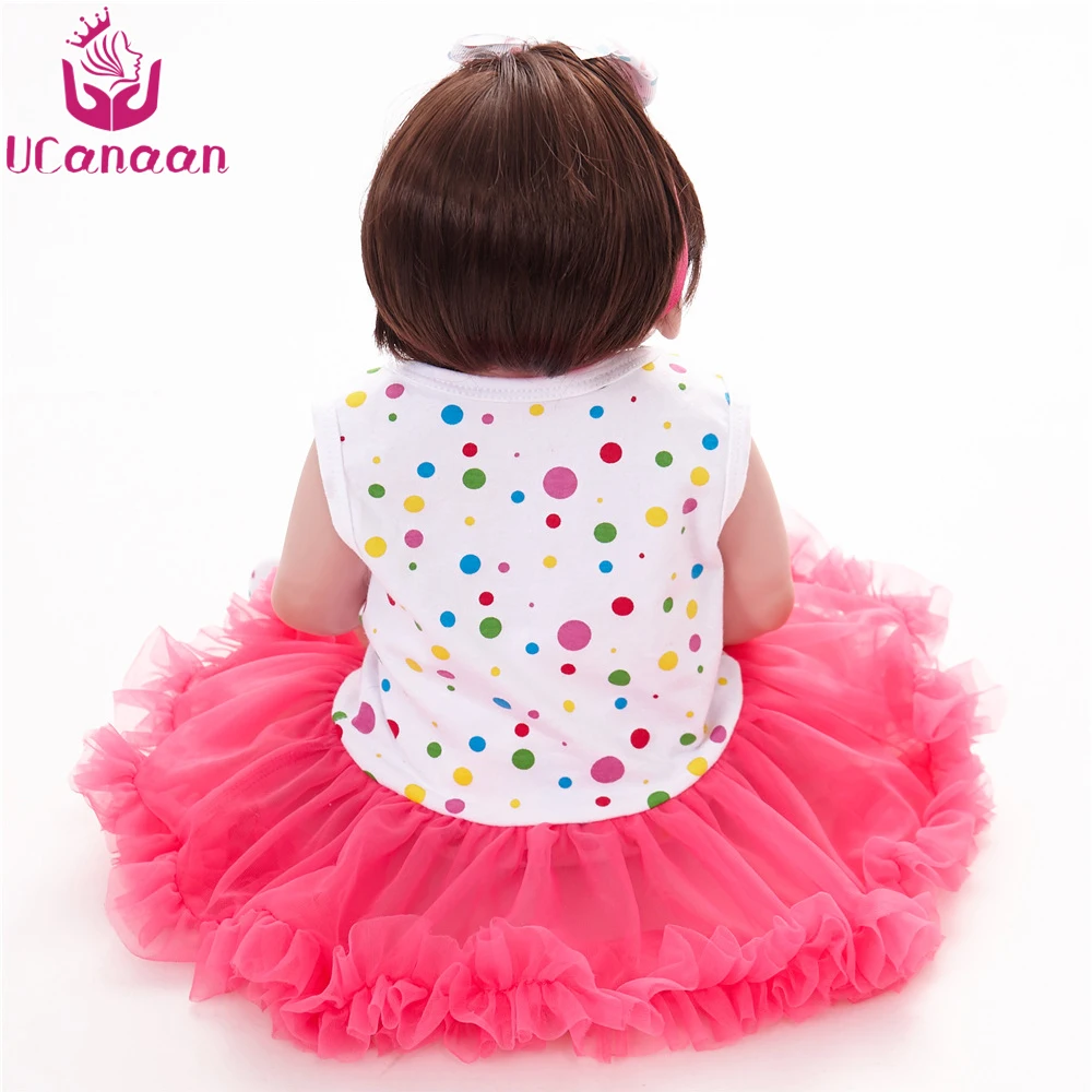 UCanaan/55 см Baby Alive Куклы новорожденных Reborn Doll Дети игрушечные лошадки силиконовые