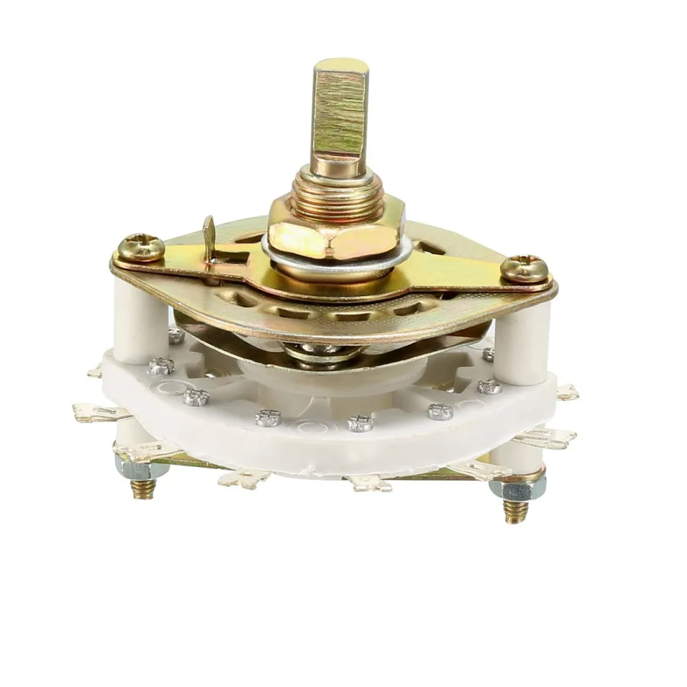 

UXCELL 1/2/3/6 Pole 5/9/11 Position or 3/6 Throw Switch 1/2/3 Deck Band Channel Rotary Switch Selector Switches Accessories