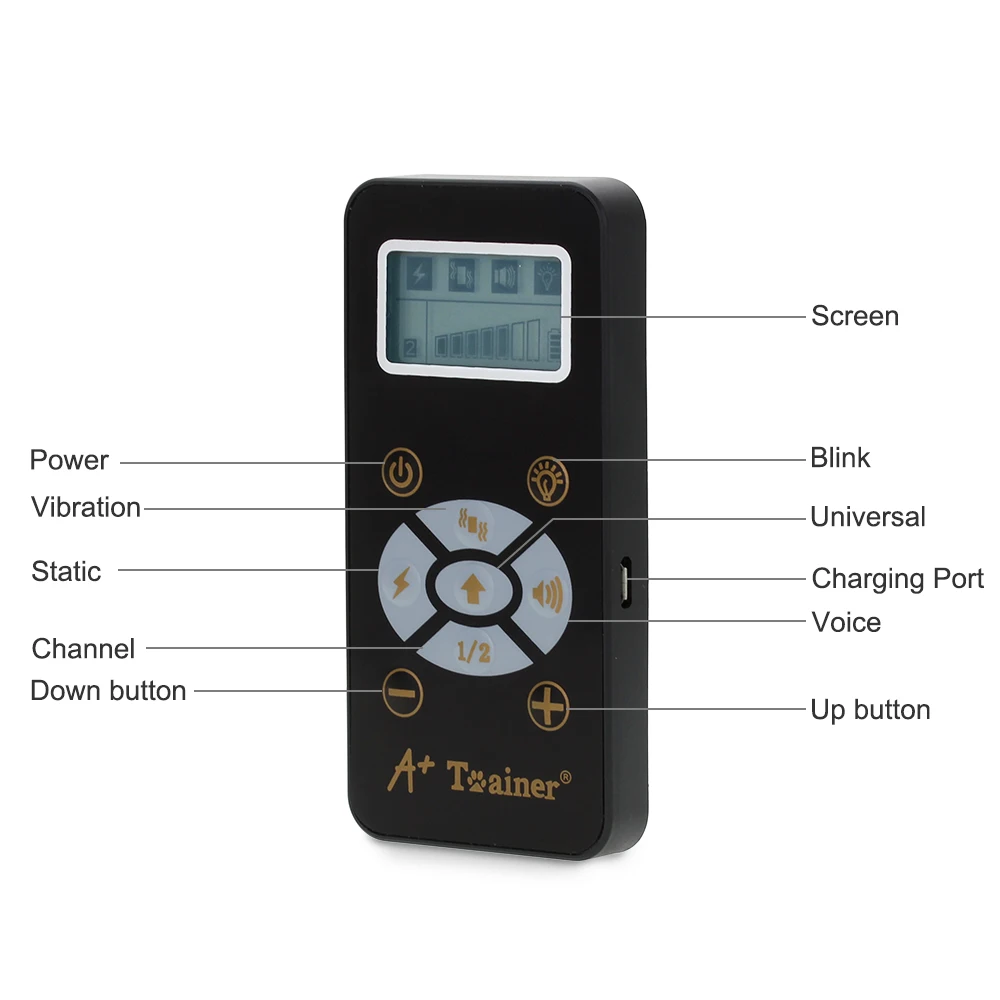 Новый ошейник для дрессировки собак электрический тренажер безопасный пульт