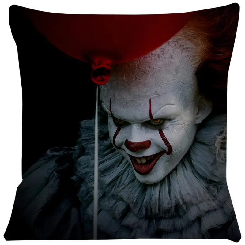 as picture Наволочка Pennywise-IT Stills подушка для стульев декоративные подушечки для дома для дивана наволочка SJ-063 - Цвет: as picture