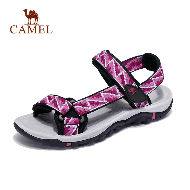 CAMEL/женские пляжные сандалии; сезон весна-лето; светильник; повседневные удобные нескользящие пляжные рыболовные сандалии
