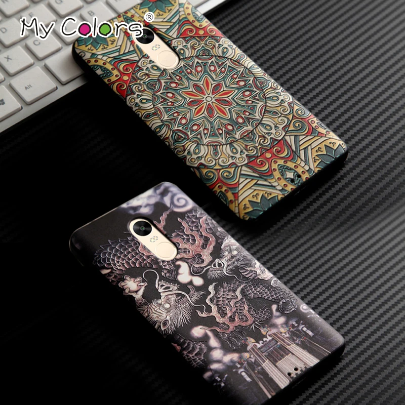 My Colors 3D Стерео милосердия 5.5 " Редми примечание 4x Чехол на для xiaomi redmi note чехол