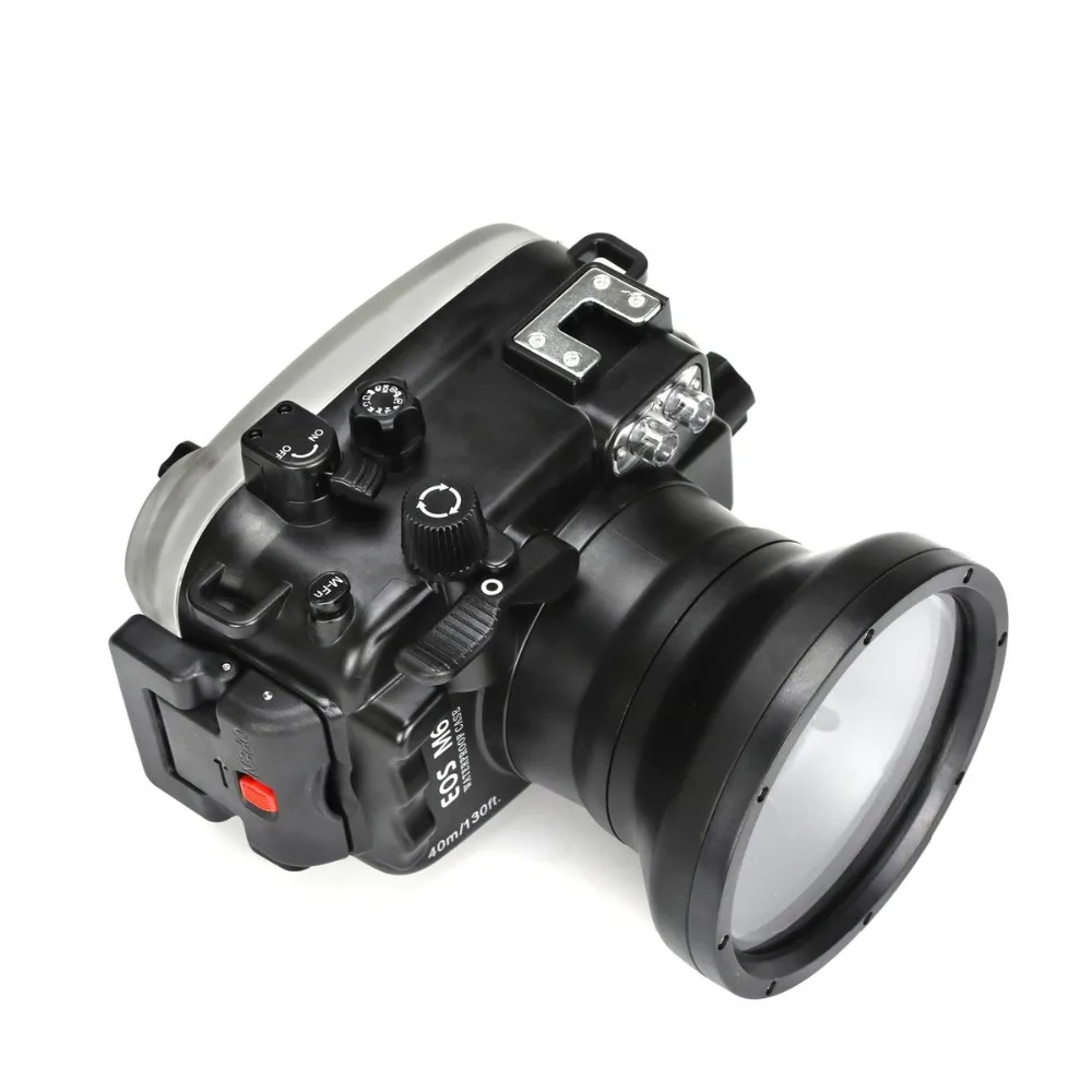Корпус Подводной Камеры SeaFrogs 40 м/130 футов для объектива Canon EOS M6(18-55 мм