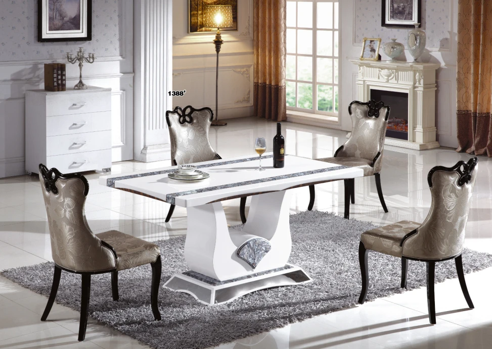 Высококачественный мраморный детский набор обеденного стола по заводской цене