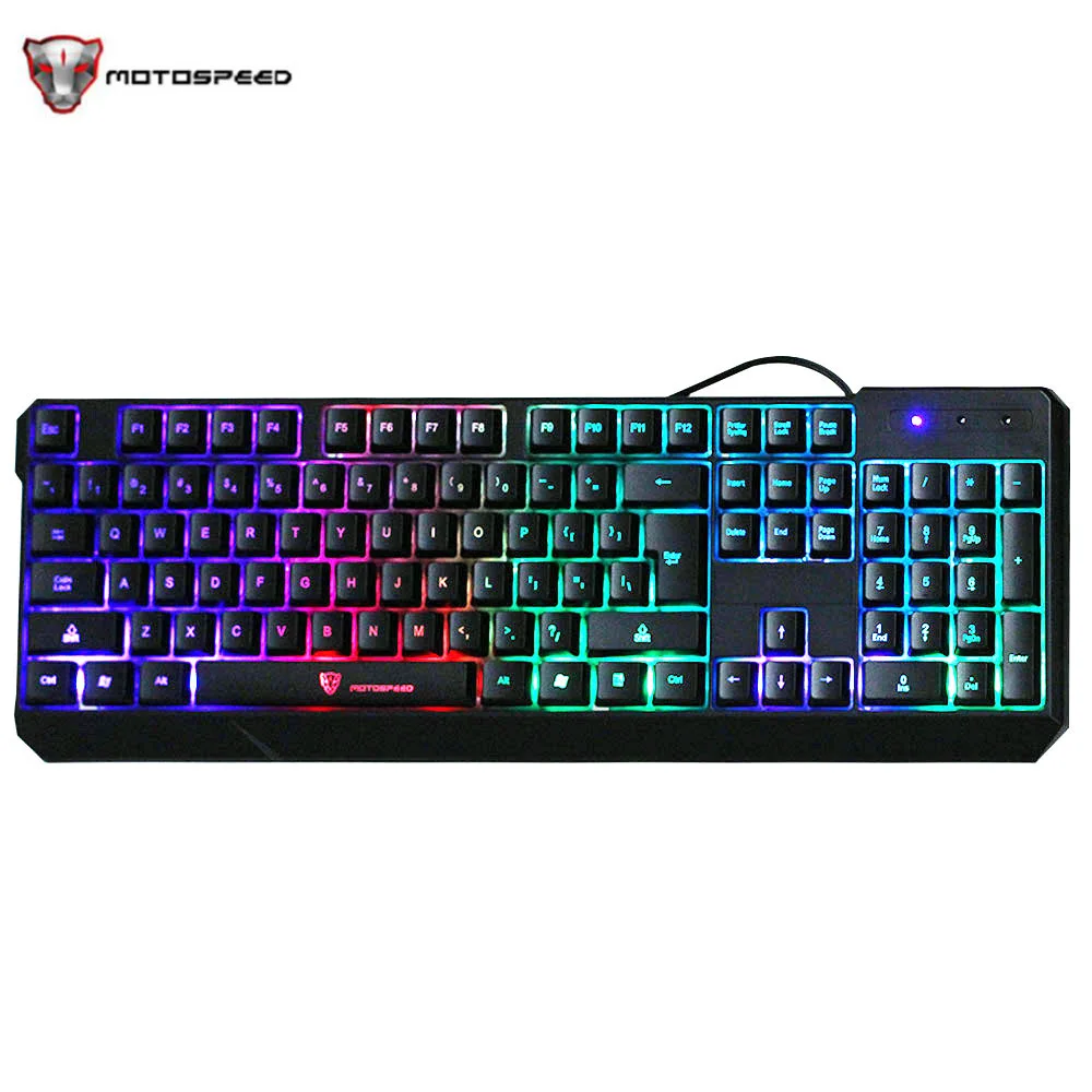 Игровая клавиатура MotoSpeed K70 7 цветов с подсветкой | Компьютеры и офис