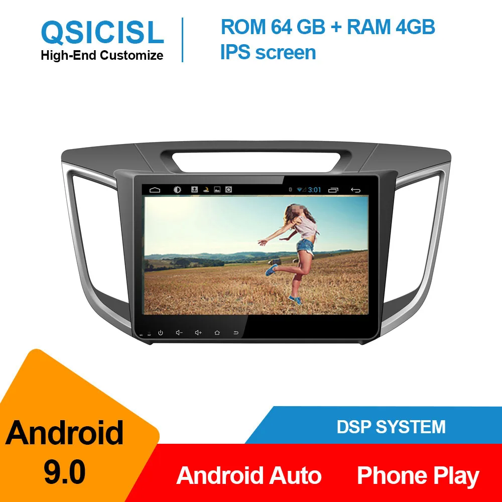 Мультимедийный плеер для Hyundai IX25 Creta IPS Android 9 0 10 1 дюйма 2 din головное устройство DVD