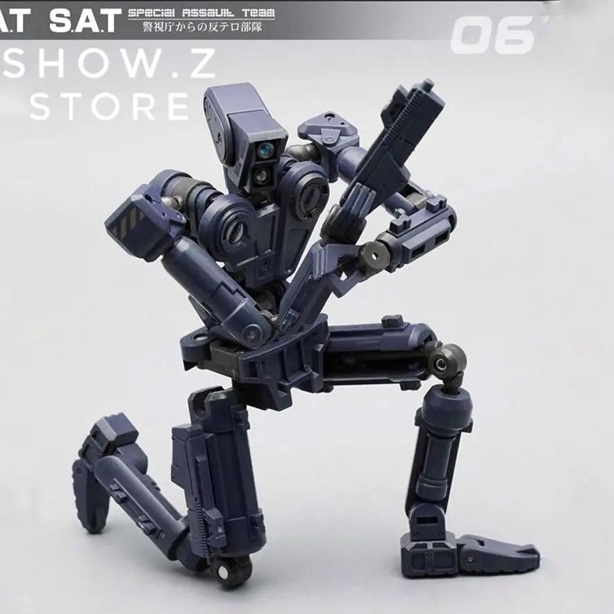 [Show. Z Store] MechFansToys Mech Fans Toys MFT SAT06 SAT 06 E Box Police Team style фигурка для трансформации
