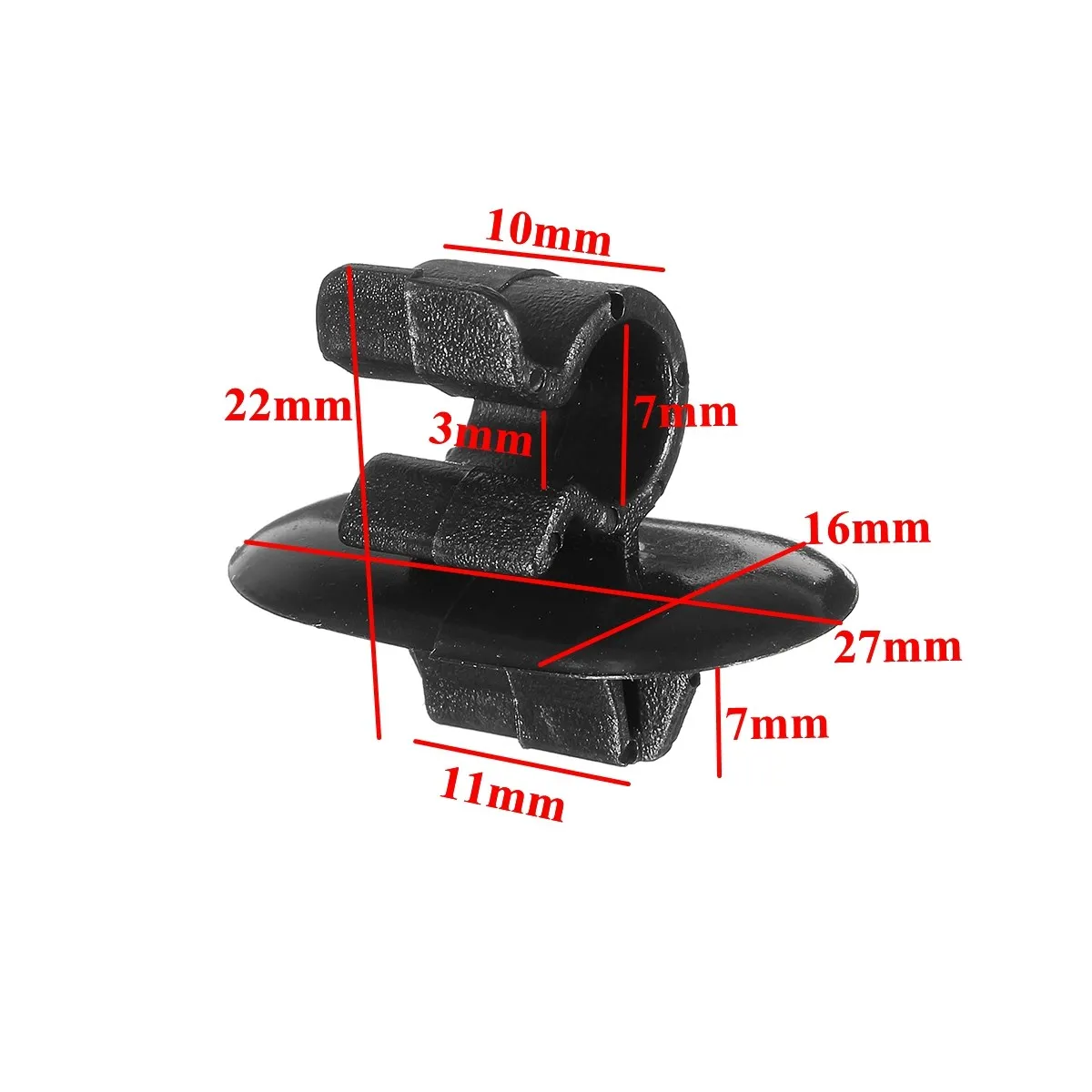 

2x Bonnet Stay Clips Fastener Plastic Holder For Citroen for Peugeot for Vauxhall for Vivaro