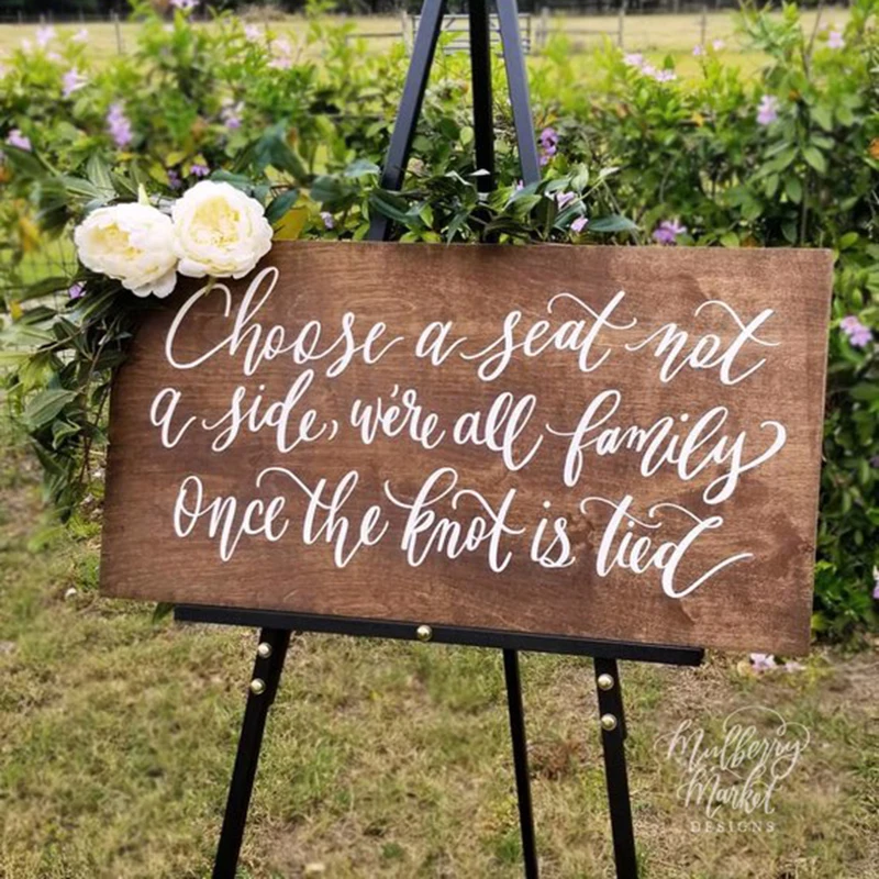 Деревянный знак приветствия Свадьба деревенский вход приветственная доска