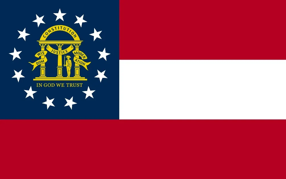 

VERTICAL 90x150cm Georgia Flag For Decoration