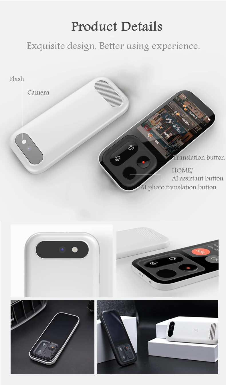 

Joner Fly 45 language voice translator 6 language offline translation machine travel Photo translation artifact Accent