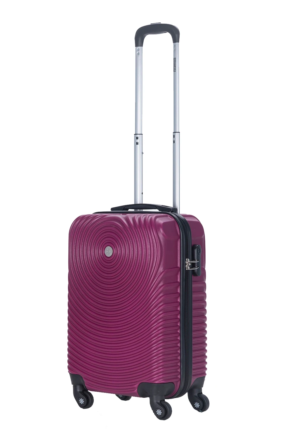Пластиковый чемодан PROFFI TRAVEL Tour Space PH9663 с кодовым замком бордовый M | Багаж и сумки