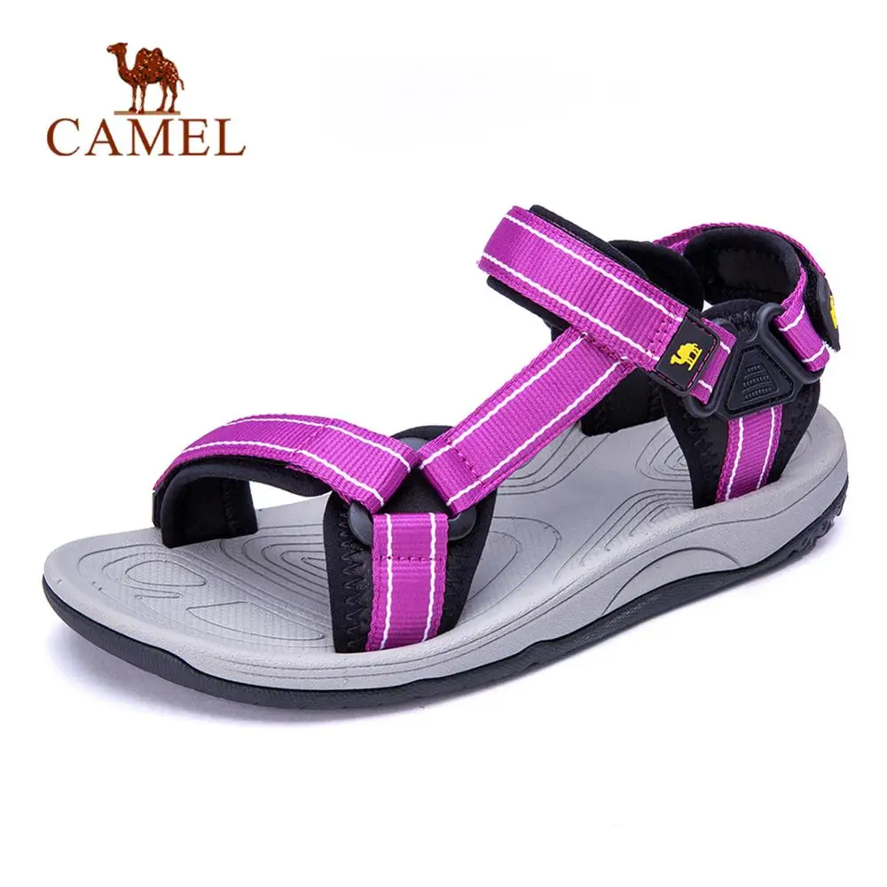 

CAMEL Large Size Women Outdoor Sandals Summer Beach Waterproof Wear-resistant Casual Shoe Flip Flops Slippers Flat Shoes