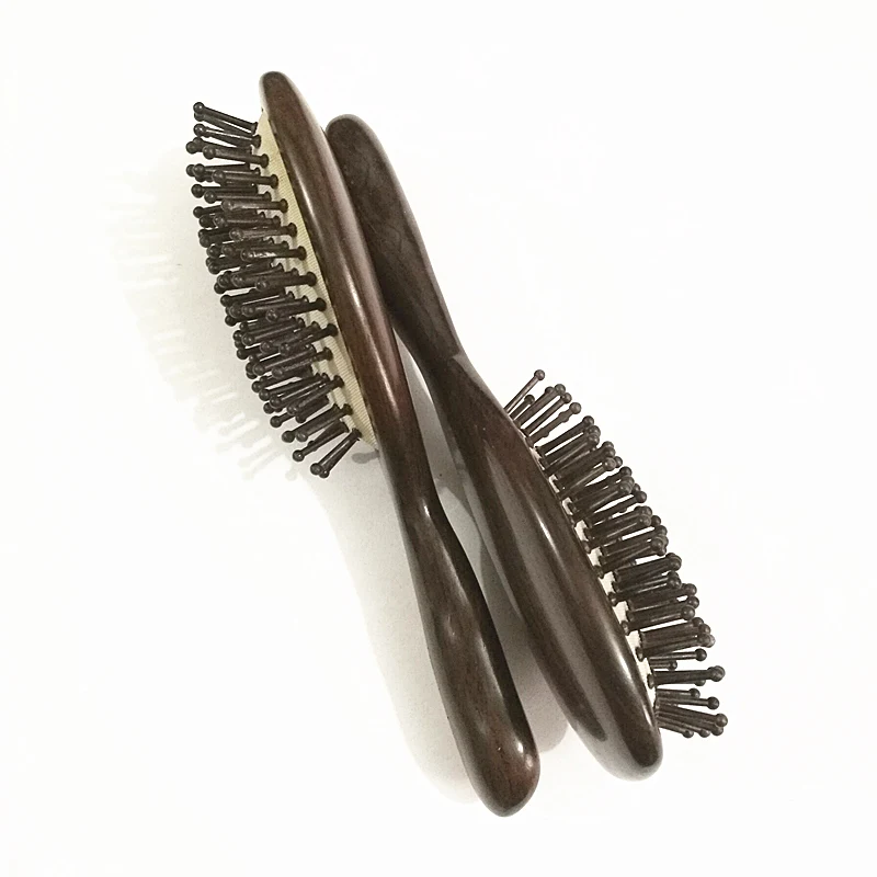 Профессиональная гребень для волос из черного дерева MC Box, массажные гребни, Антистатическая щетка для уменьшения выпадения волос, Стайлинг от AliExpress RU&CIS NEW
