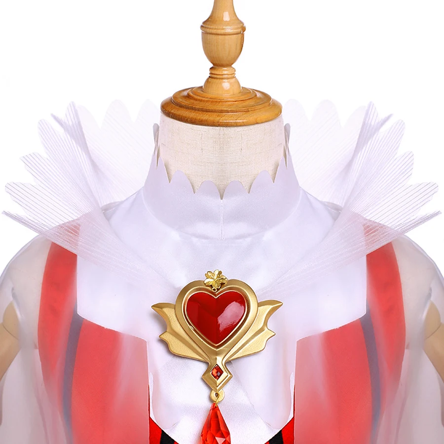 2018 аниме Cardcaptor Clearcard Kinomoto Sakura Косплей Костюм OP2 Сердце розы игры битва платье