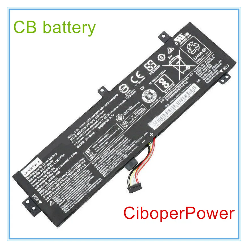 Original quality Battery for 7.72V4920mAh laptop 310-15ISK 310 L15L2PB4 Original quality Battery for 7.72V4920mAh laptop 310-15ISK 310 L15L2PB4