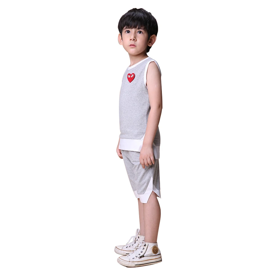 MEETBUD 2018 New summer children clothing baby boys set boy casual clothes 100% cotton solid costume for kids |