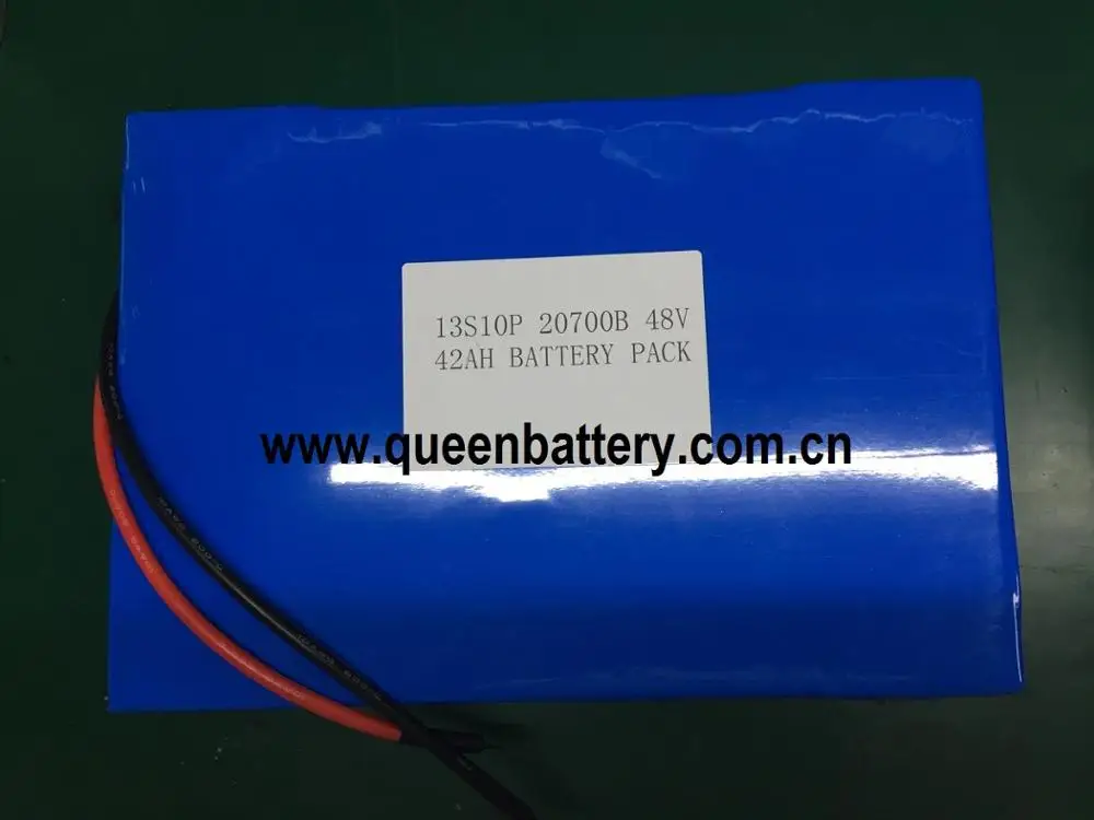 48V42AH 13S10P 20700 20700B NCR20700B батарейный блок с BMS 100A con.48V42.5AH