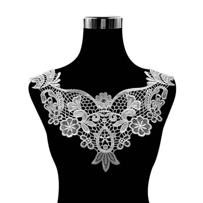 Style 5 1 шт. черный и белый 5 стилей красивый цветок кружевной ткани Швейные принадлежности "сделай сам" декольте воротник костюм украшения Аксессуары - Цвет: Style 5
