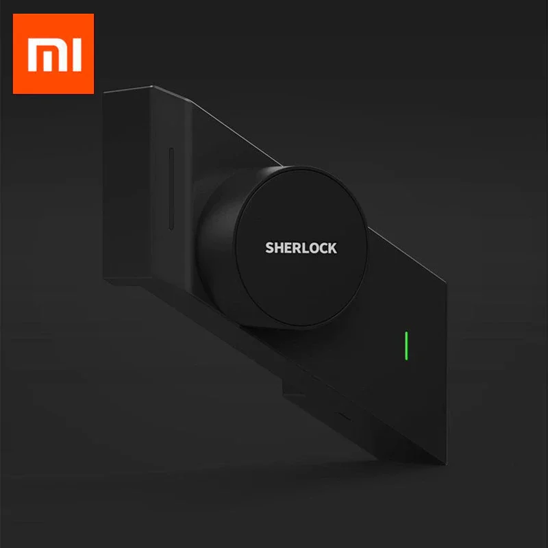 (Update English APP version ) Xiaomi Mijia Sherlock S1 Smart stick lock add fingerprint /password disk For xiaomi smart home kit |