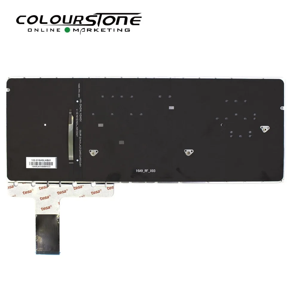 Клавиатура для ноутбука ASUS UX330 UX330UA черная с подсветкой без рамки HB
