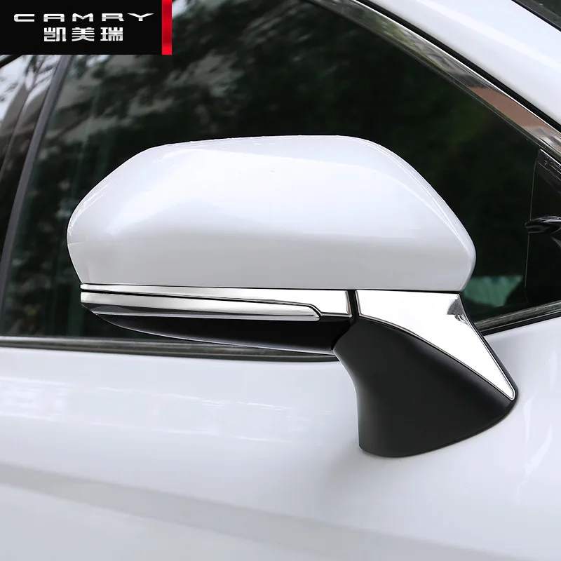 Защитная полоса для зеркала заднего вида автомобиля Toyota Camry 2018, наружная отделка, стильные наклейки, 4 шт./набор.