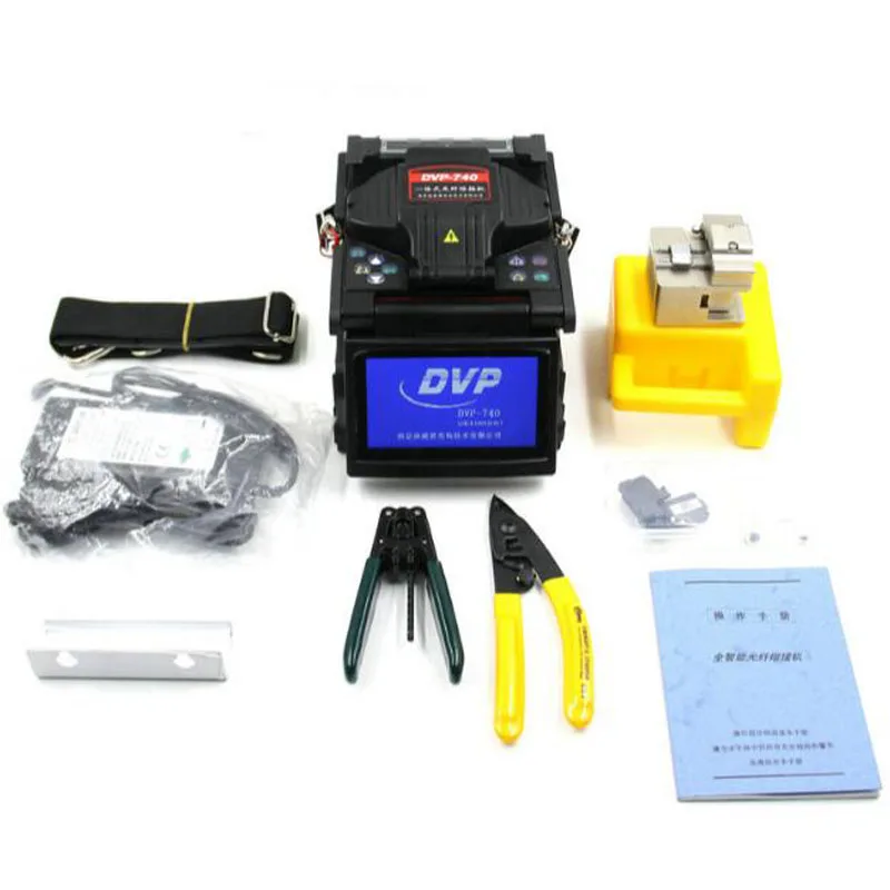 DVP-740 Mini FTTx Fusion Splicer оптоволоконные кабели и SOC Интегрированный держатель |