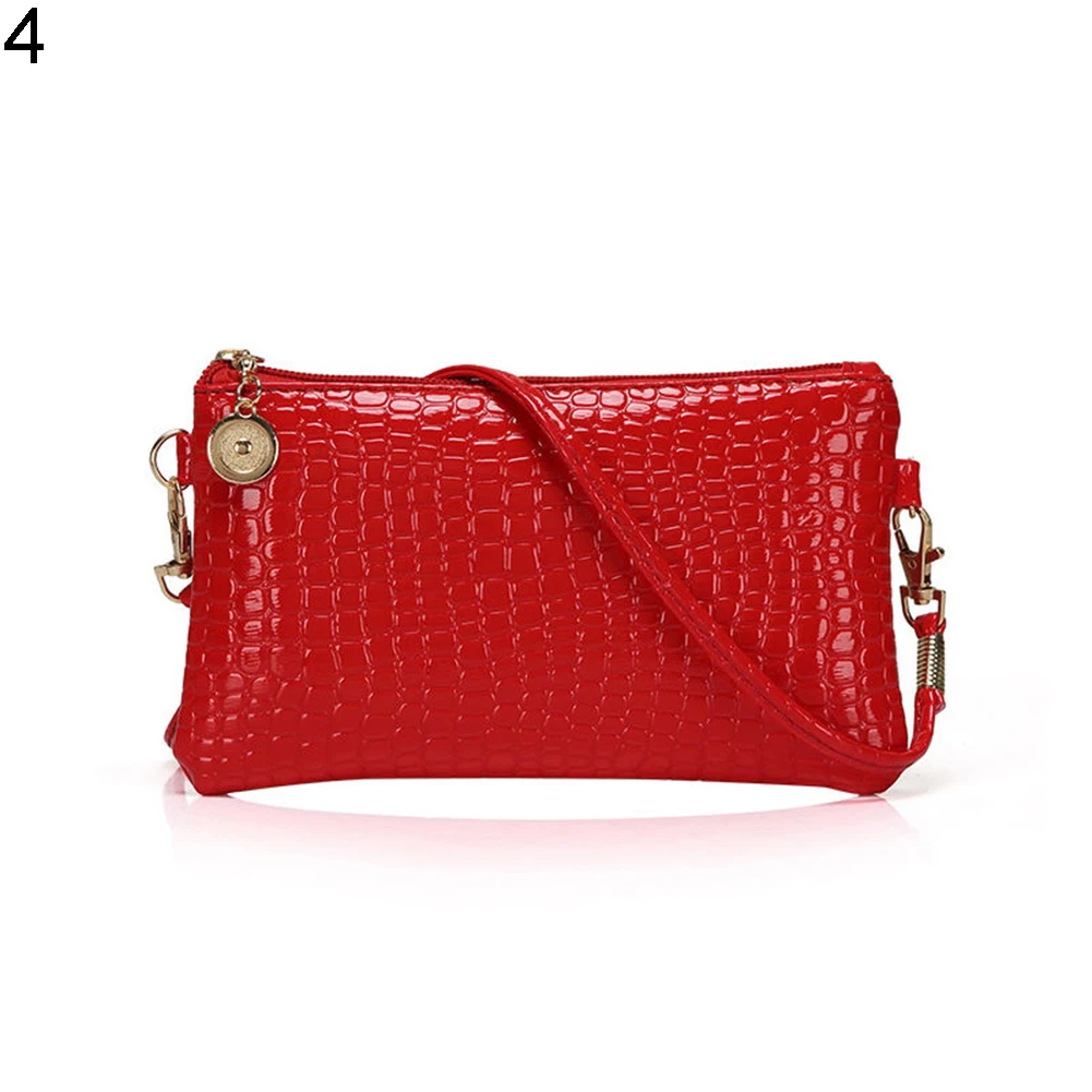 Модный женский клатч из искусственной кожи на молнии миниатюрная сумка через