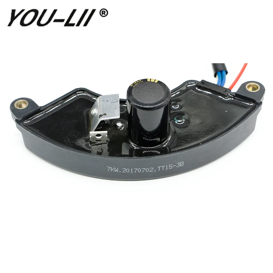 YOULII AVR Генератор Регулятор напряжения Выпрямитель для 2KW 2.2KW 2.5KW 2.8KW 3KW 7KW