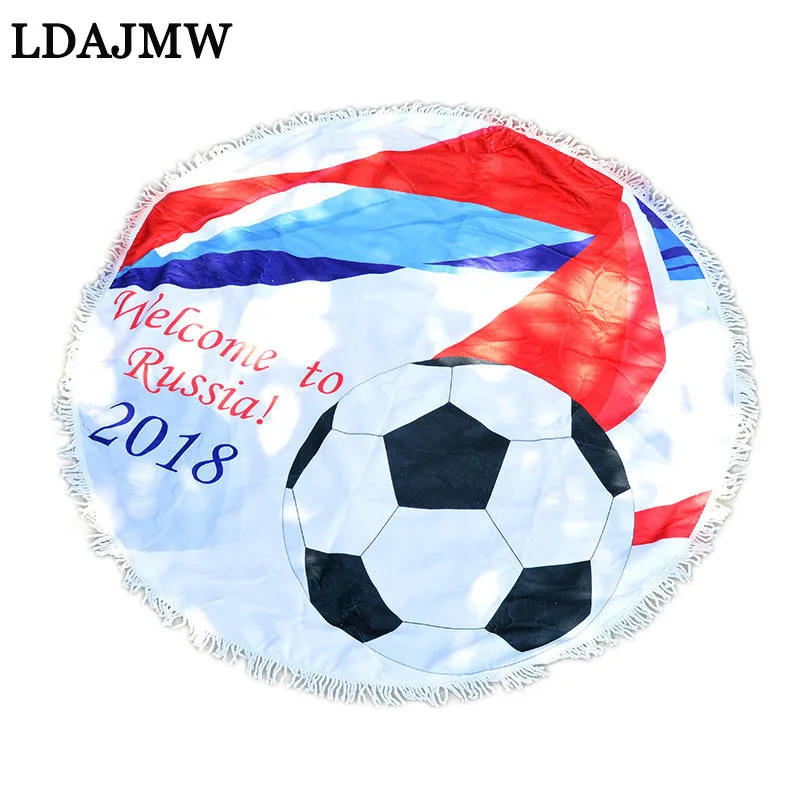 LDAJMW Latest Style Fashion Round Beach Towel With Tassel Microfiber Picnic Blanket Tapestry | Дом и сад