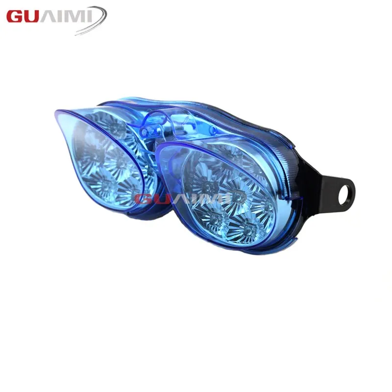 Blue Для Yamaha YZF R6 2000 2001 2002 YZFR6 YZF-R6 мотоцикл светодиодный фонарь светильник поворота Singal светильник стоп-сигнал тормозной светильник - Цвет: Blue