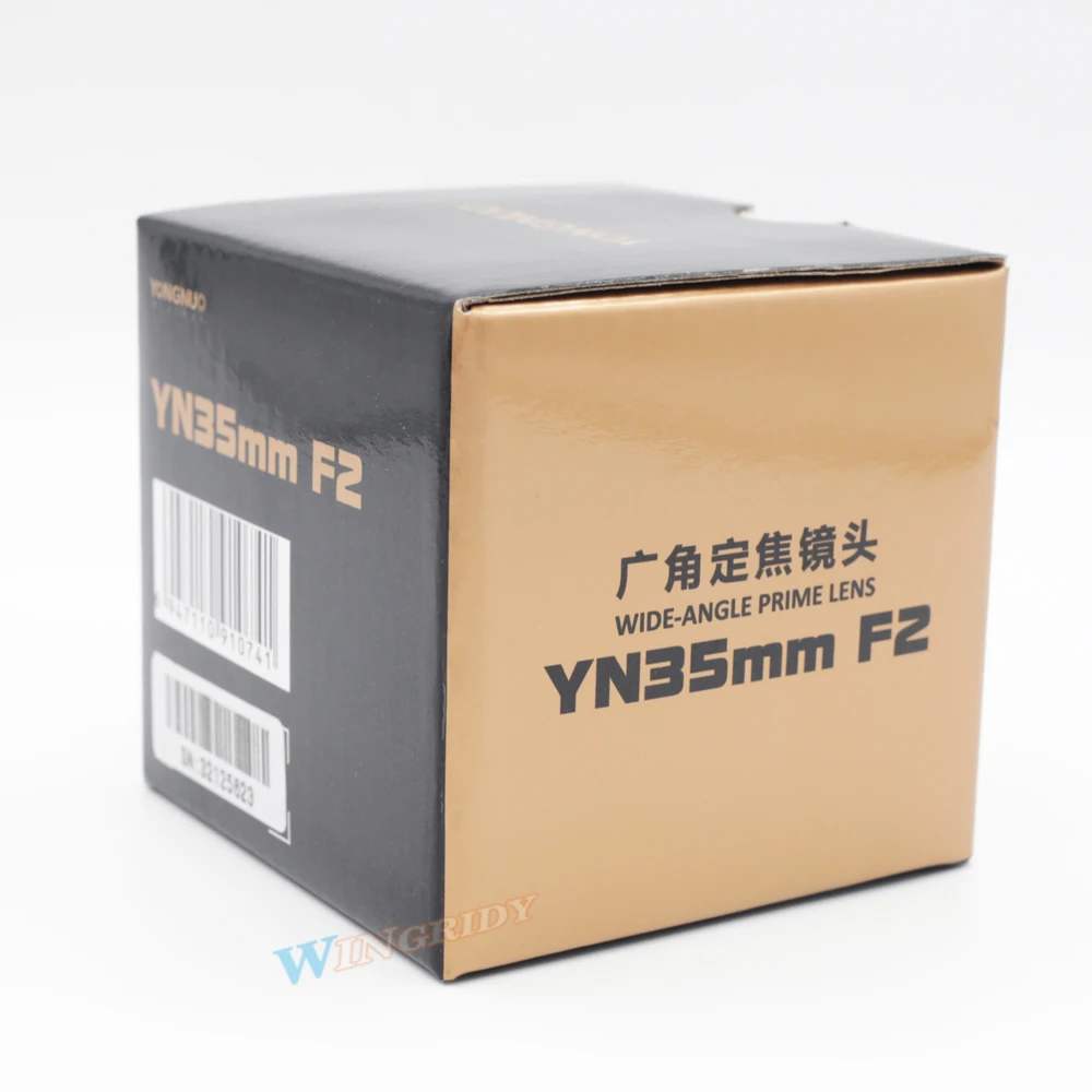 YONGNUO YN 35 мм F2 объектив камеры для Nikon Canon EOS YN35MM объективы AF MF широкоугольный объектив для 600D 60D 5DII 5D 500D 400D 650D 6D 7D