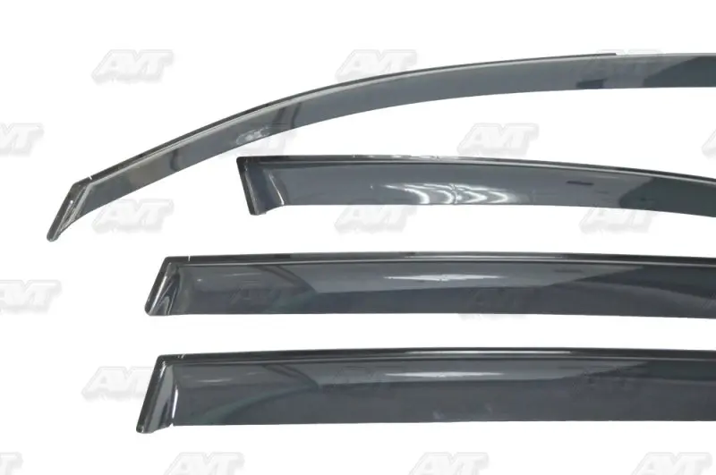 Window deflectors for Subaru Forester 2013-2018 1 set-4 pcs car styling wind decoration guard vent visor rain guards cover | Автомобили и