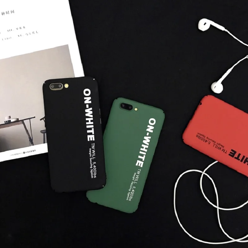 Модный защитный белый чехол для телефона для iphone 6s, 6 S, 7 Plus, 8, 8 plus, X, брендовый чехол, Coque funda capa для iphone X, чехол kilif