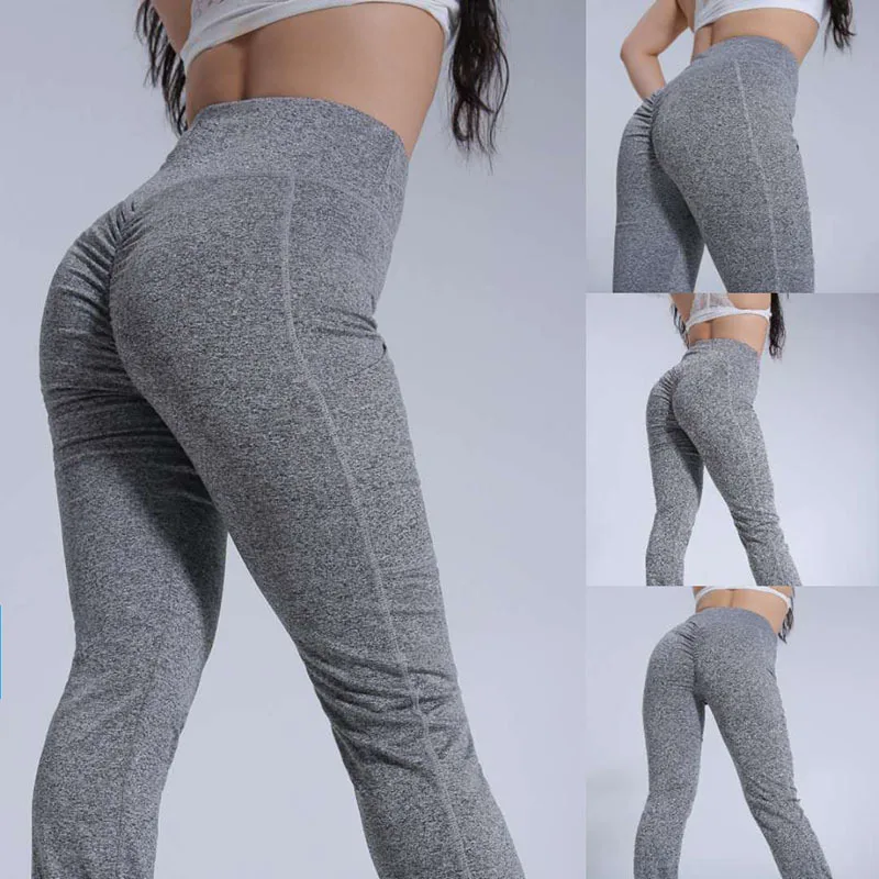 HAHASOLE Pants High Waist Yoga Leggings Sports Wear For Women Gym Tights Woman Fitness HWA2419-49 | Спорт и развлечения