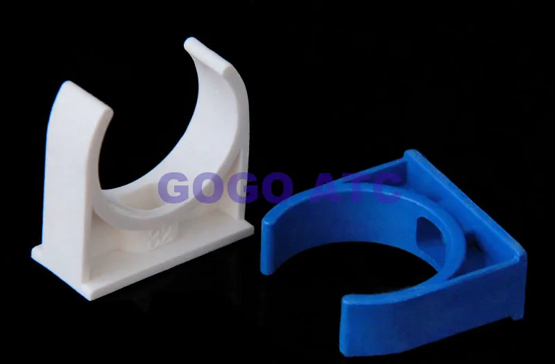 PVC Pipe card O.D 20-50 mm Water supply pipe u-tube clamp Force code Riding wall Tube fixed clip | Обустройство дома