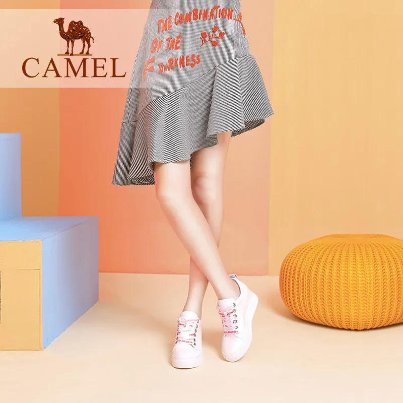 CAMEL/Новинка сезон весна модная повседневная обувь белого цвета женская из