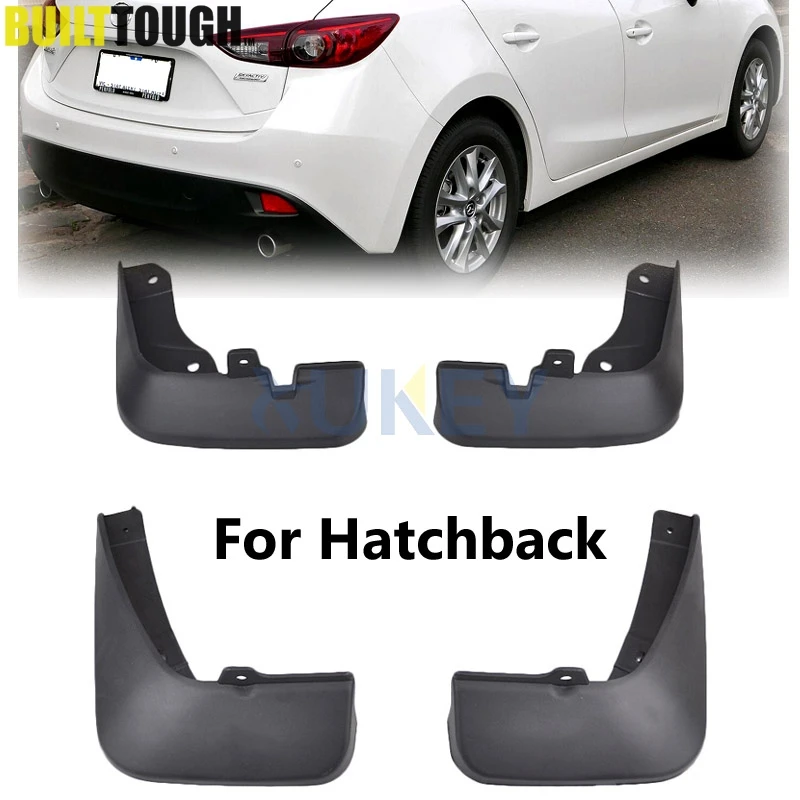 

Set Car Mud Flaps For Mazda 3 (BM) Axela Hatch Hatchback 2014 2015 2016 2017 Mudflaps Splash Guards Mud Flap Mudguards Fender