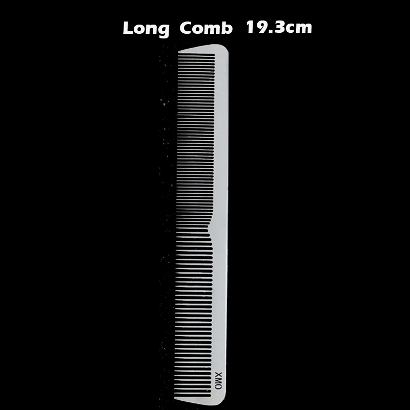 Long Comb 19.3cm Brainbow 1 шт. титановая сталь гребень профессиональные салонные для волос парикмахерские антистатические парикмахерский гребень ультра тонкая щетка для волос для мужчин - Цвет: Long Comb 19.3cm