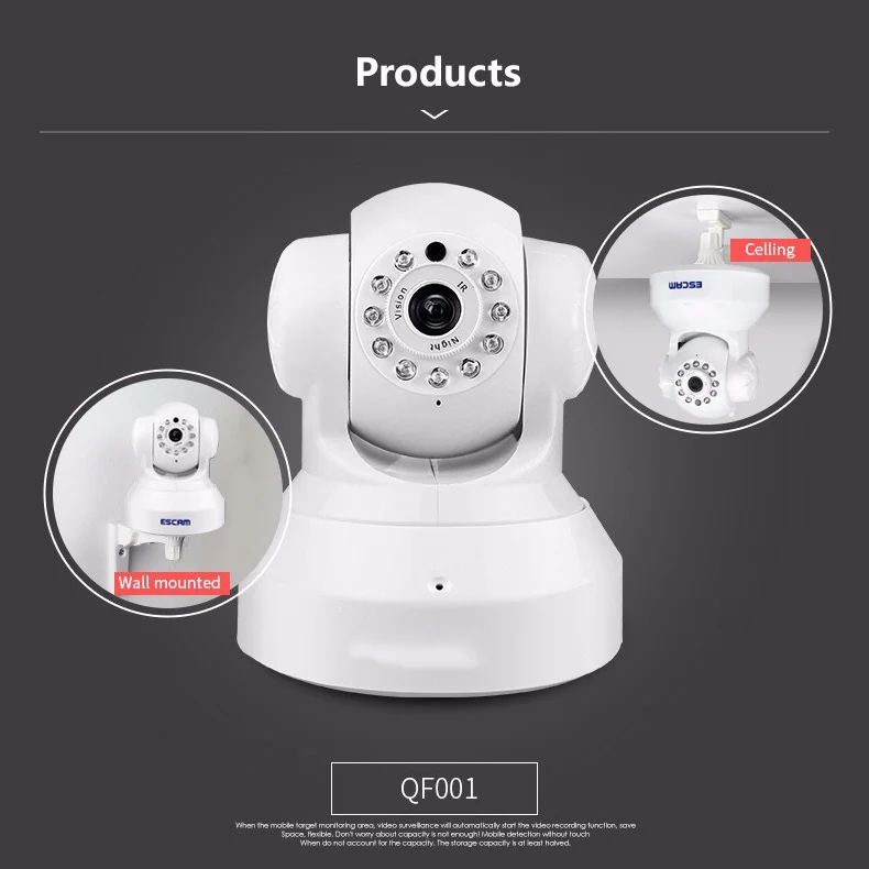 720P HD WIFI iP камера для детского монитора Смарт P2P IR cut/инфракрасное ночное