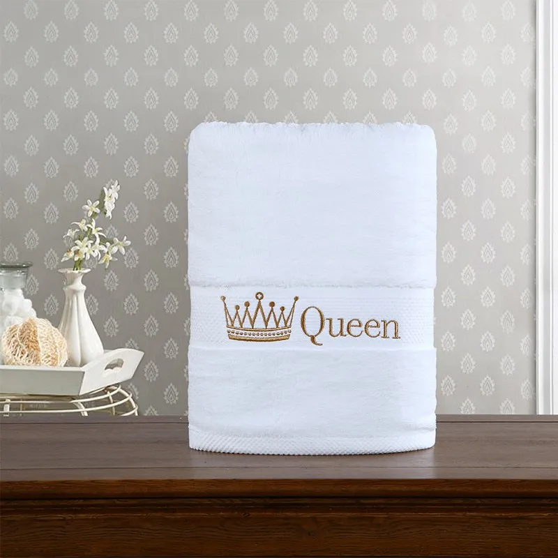 Полотенце из 100% хлопка полотенце для лица взрослых мужчин и женщин с вышивкой в