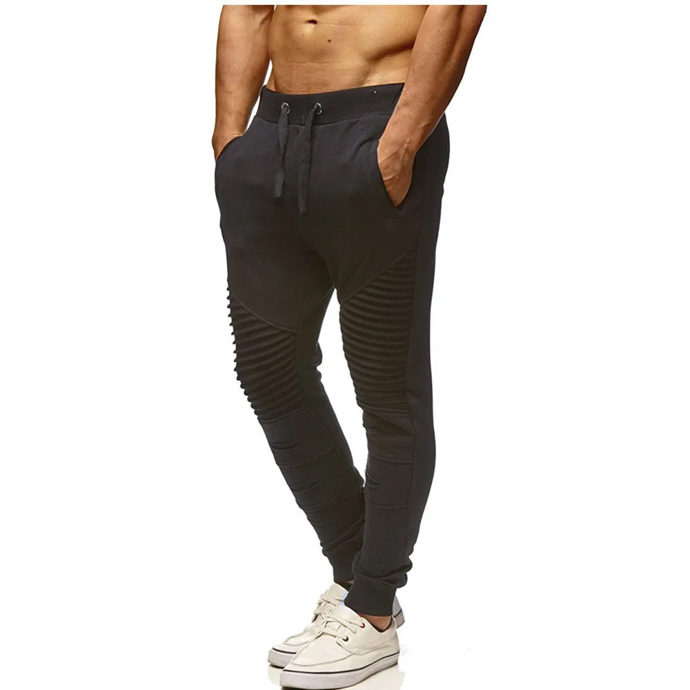 2020 New Men's Jogger Sweatpants Harem Pants Male Casual Sportswear Elastic Fitness Workout Gyms Trousers M-3XL | Мужская одежда